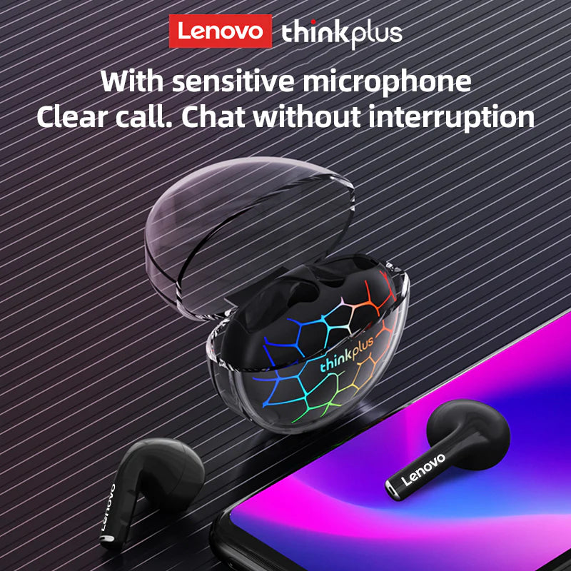 Lenovo LP80 Pro RGB Bluetooth 5.3 Noise Reduction Earbuds